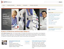 Tablet Screenshot of optimedical.com